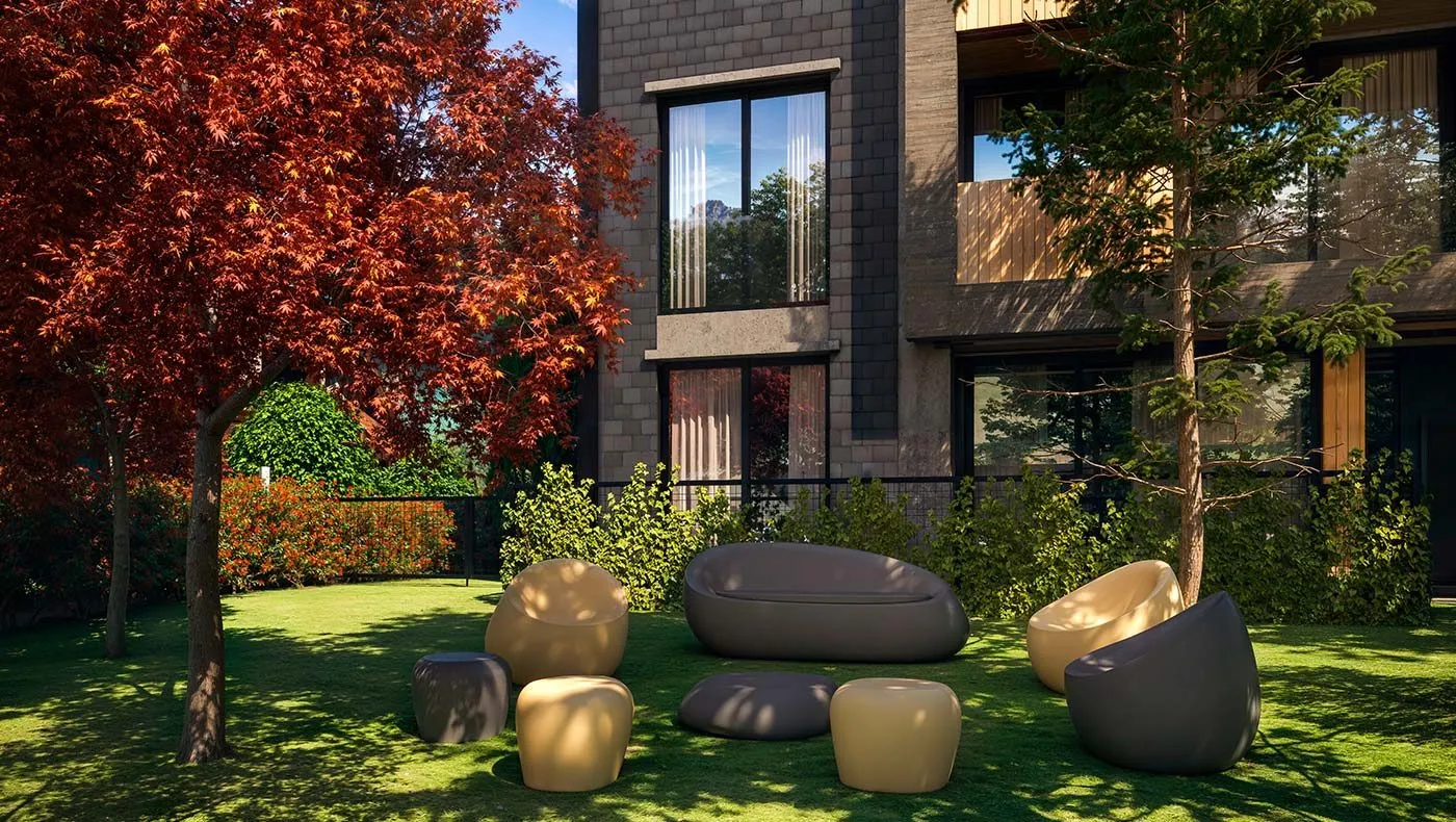 Estar externo da Coleção Stone, Vondom